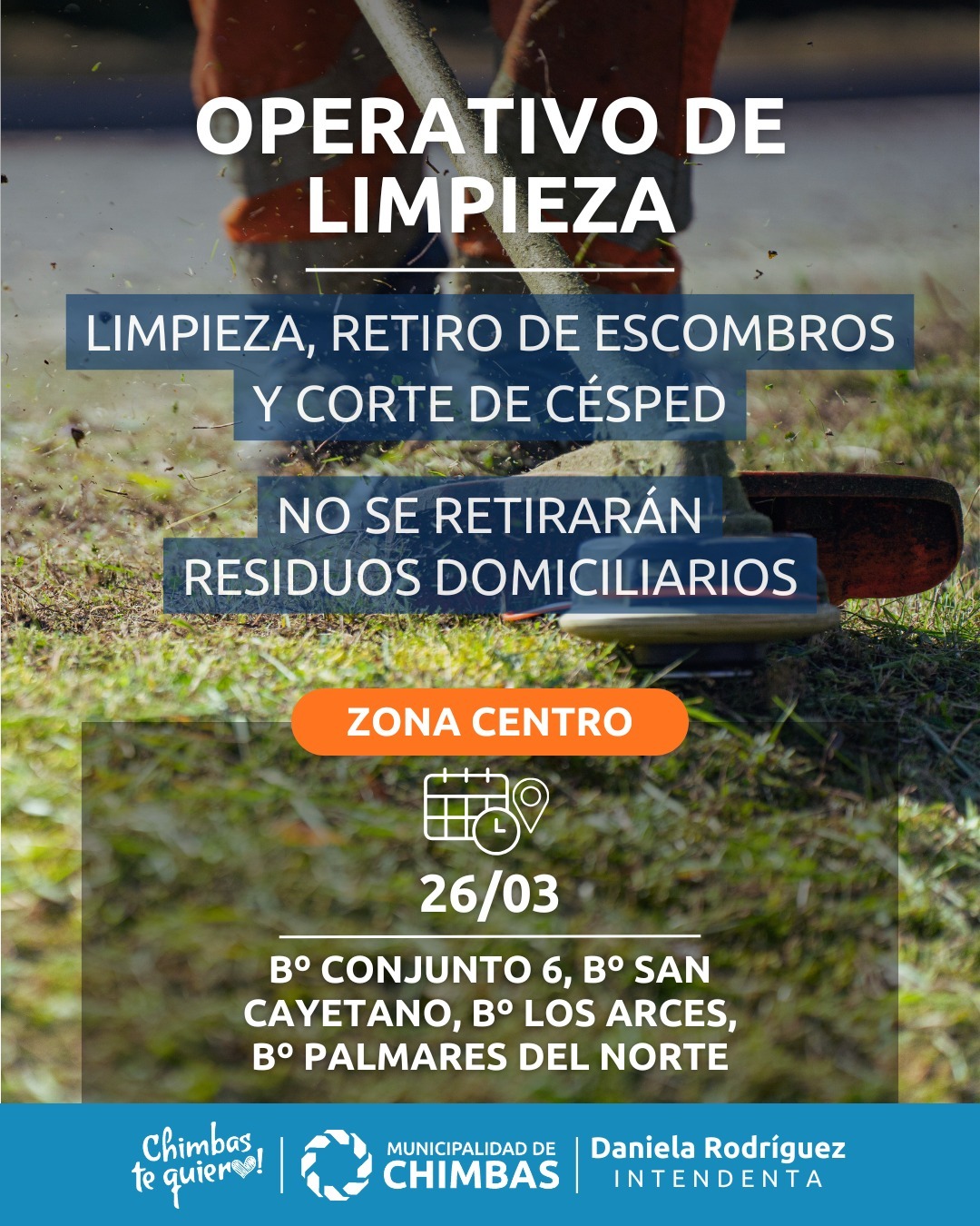 operativo de limpieza