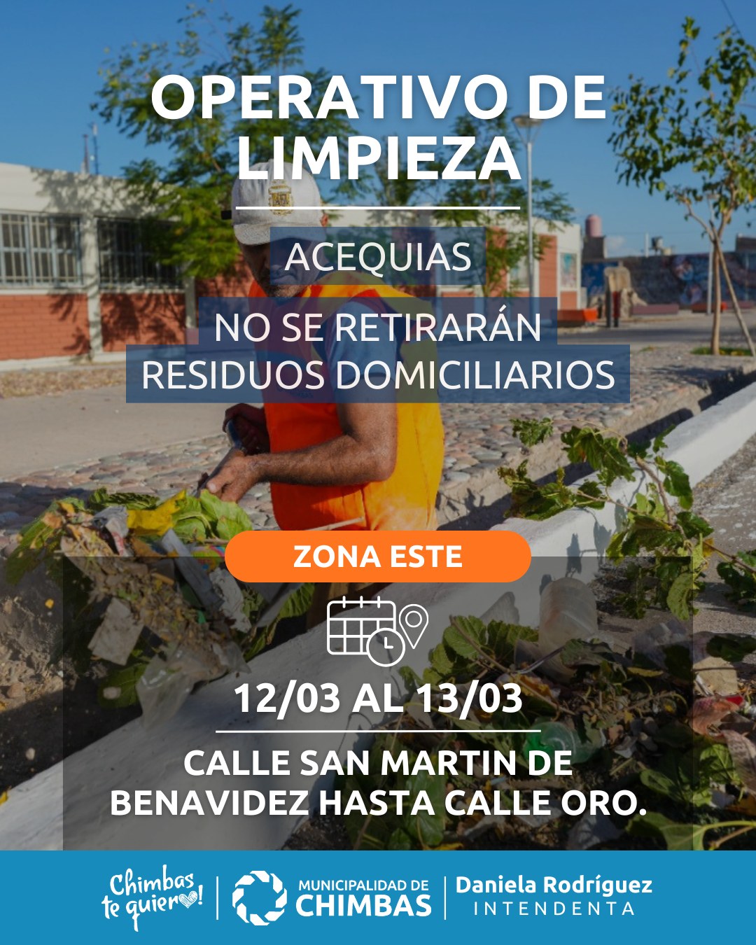 operativo de limpieza