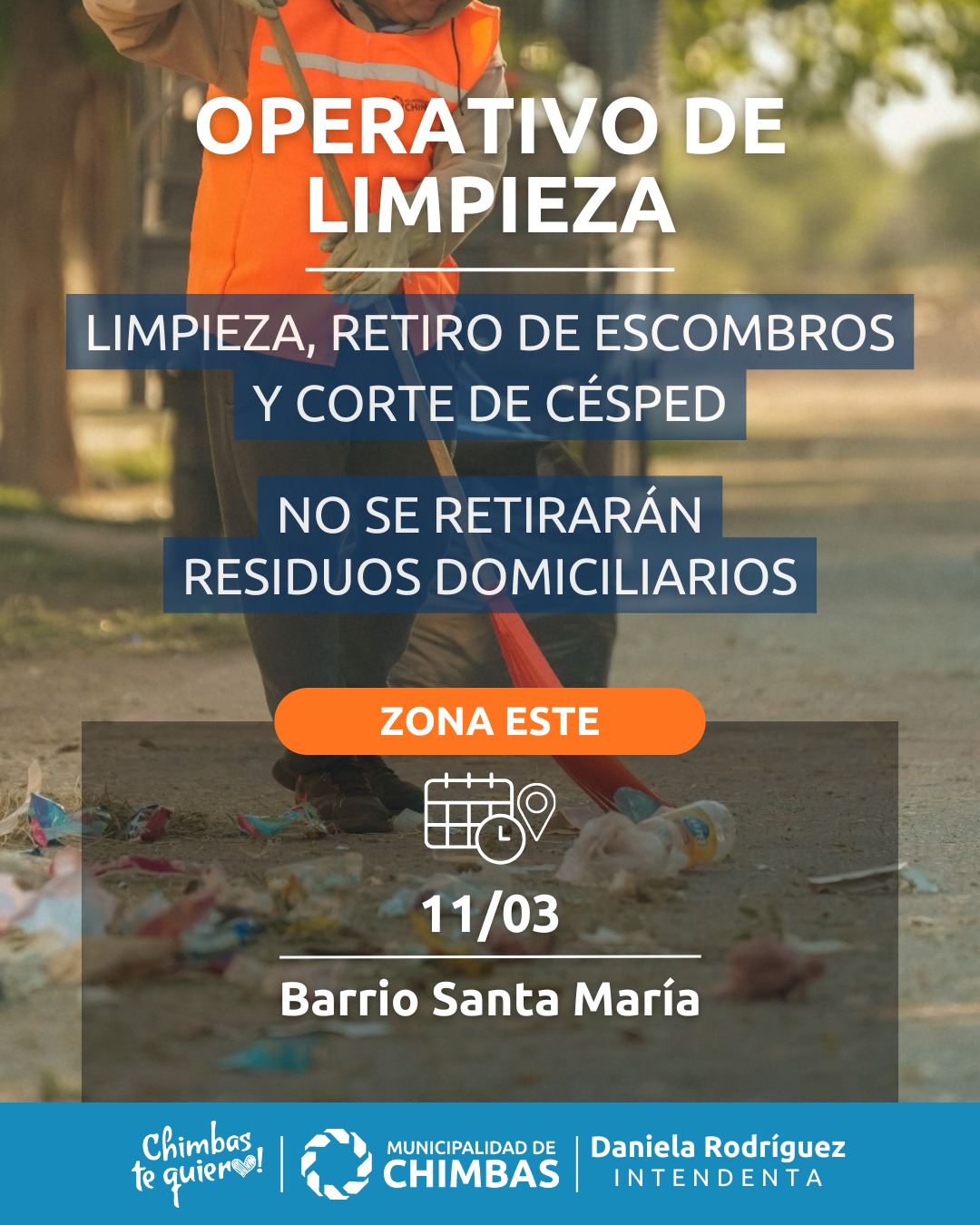 operativo de limpieza