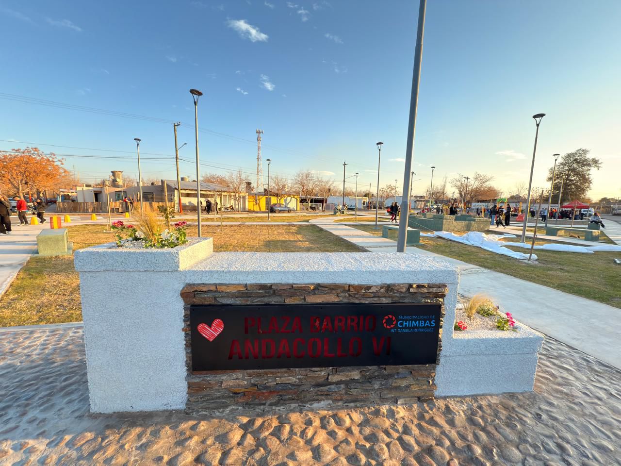 el barrio andacollo vi estrena su nueva plaza