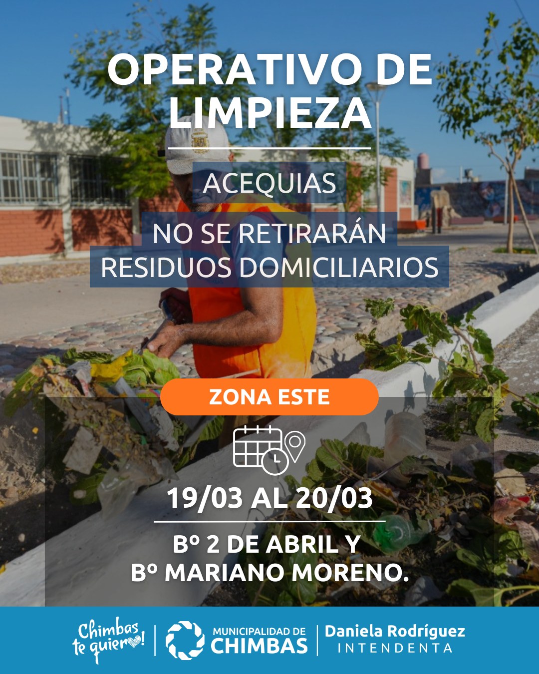 operativo de limpieza