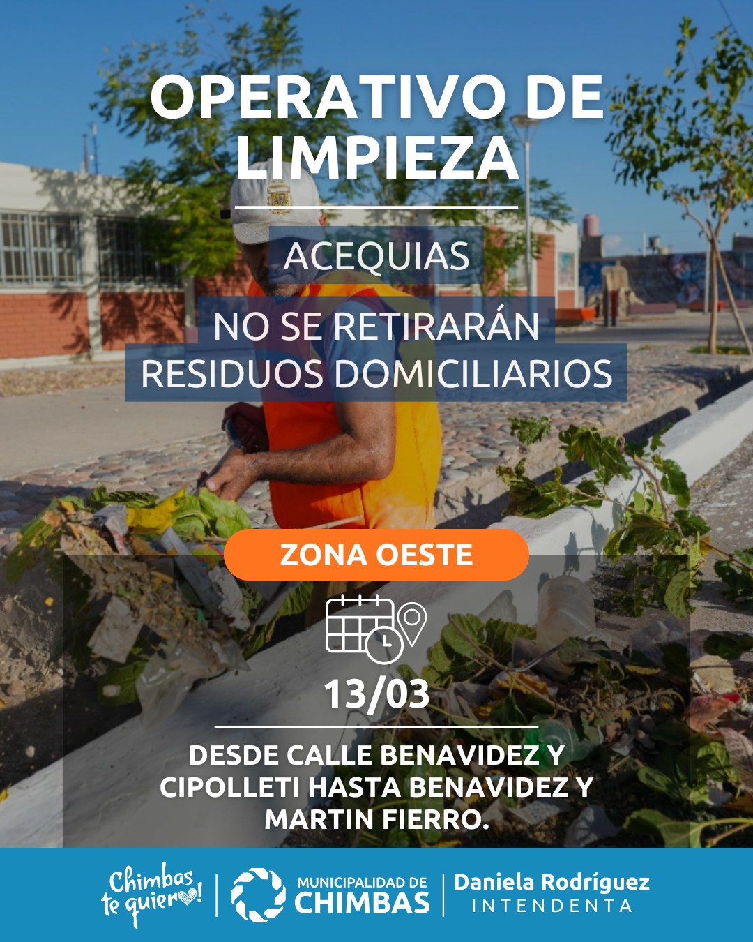 operativo de limpieza